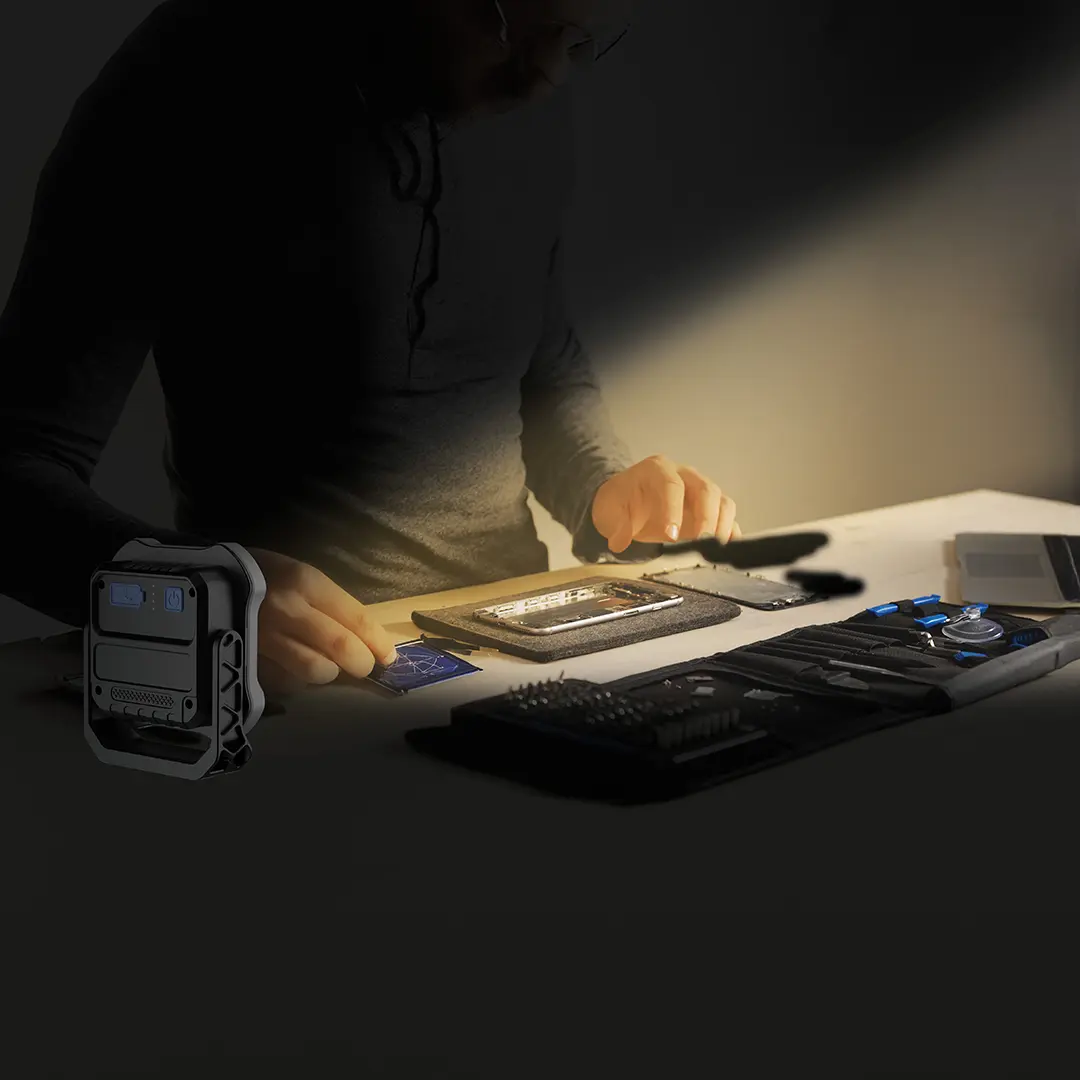 Powerology Brillite 3600mAh Work Light - Black